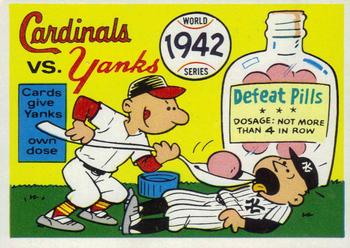 1970 Fleer World Series 039      1942 Cardinals/Yankees
